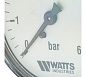 Watts F+R100(MDA) 63/6 манометр аксиальный нр 1/4х 6 бар (63 мм)