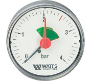 Watts F+R101(MHA) 63/4x3/8 Манометр аксиальный 63мм, 0-4 бар