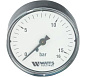 Watts F+R100(MDA) 63/16 Манометр аксиальный нр 1/4х 16 бар (63мм)