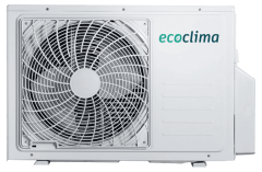 Настенный кондиционер Ecoclima ECW/I-HE09/AA-4R2 + EC/I-HE09/A-4R2, белый
