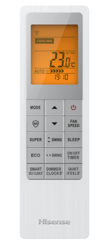 Внутренний блок настенного типа серии VIBE PRO SILVER MULTI EU DC Inverter AMS-12UW4RWUHD00(S) (комплект)