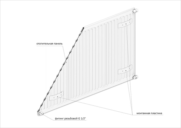 Радиатор стальной панельный LEMAX 10 300*400