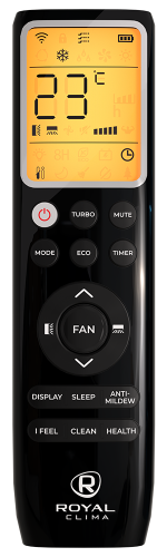 Инверторная сплит-система серии ROYAL SUPREMO NERO Full DC EU Inverter RCI-RSN75HN (комплект)