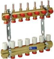 Сборный коллекторный узел с расходомерами 1" x 3/4"E /8