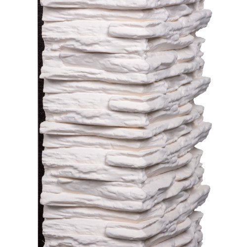 Портал Firelight Pietra Nuovo 25 камень сланец белый, шпон темный дуб