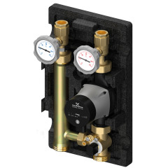 Насосная группа MK со смесителем 1&quot; с насосом Grundfos UPM3 Hybrid 25-70, подача справа*