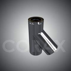 Сэндвич-тройник 135 (н/ж.ст.0,8мм+н/ж.ст) Ф115х200