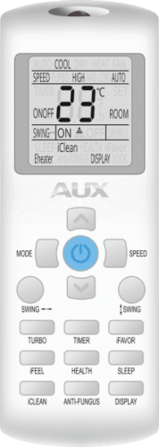 Настенный кондиционер AUX ASW-H07B4/FJ-SR1 + AS-H07B4/FJ-R1, серебристый