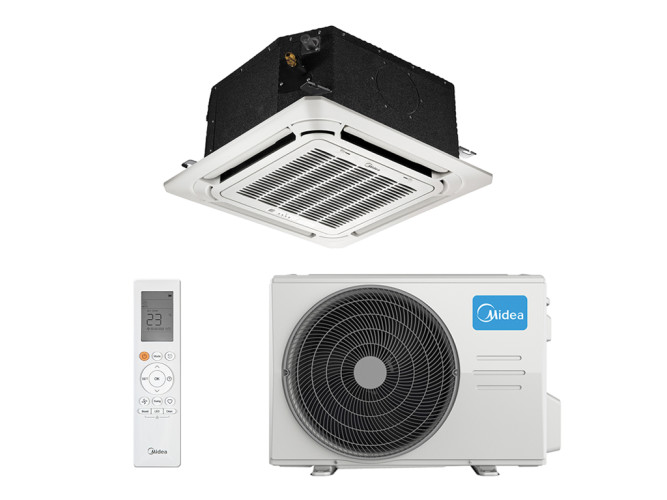 Кассетный кондиционер Midea MCA3-12HRN1-QC2 MOX330-12HN1-Q T-MBQ4-03E