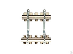 Коллекторная группа в сборе 1&quot; 7 выходов 3/4 с измерителем потока COMPIPЕ