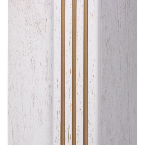 Портал Firelight Barocco Classic шпон белый дуб с золотой патиной