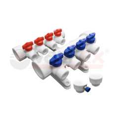 Коллекторная группа 40х20 на 5 выхода Valfex (1/2)