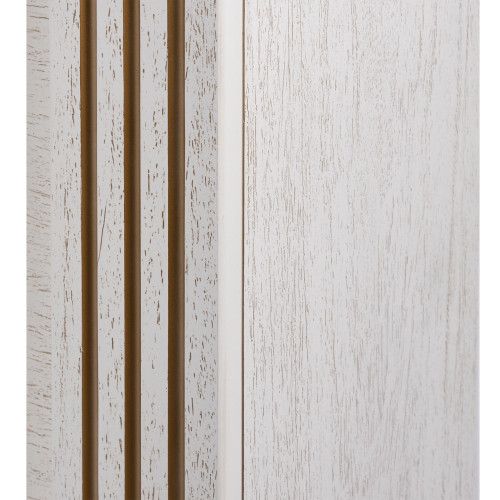 Портал Firelight Barocco 30 шпон белый дуб с золотой патиной