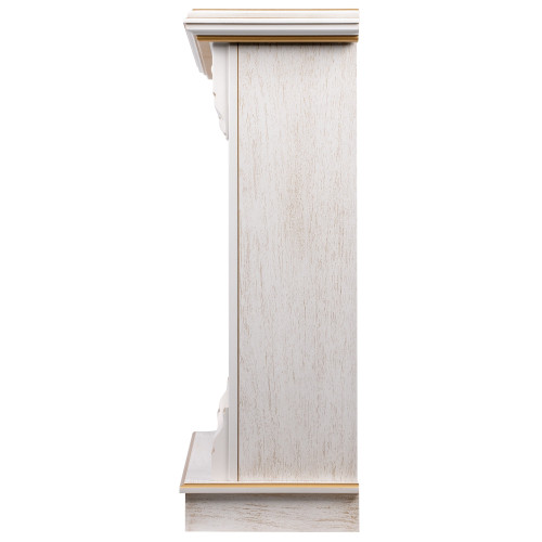 Портал Firelight Barocco 25 шпон белый дуб с золотой патиной