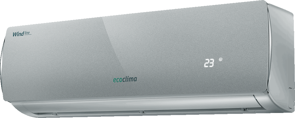 Настенный кондиционер Ecoclima ECW/I-12QCG + EC/I-12QC, серебристый