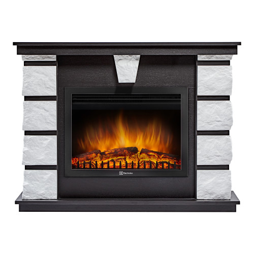 Портал Firelight Excalibur 25 камень белый, шпон венге