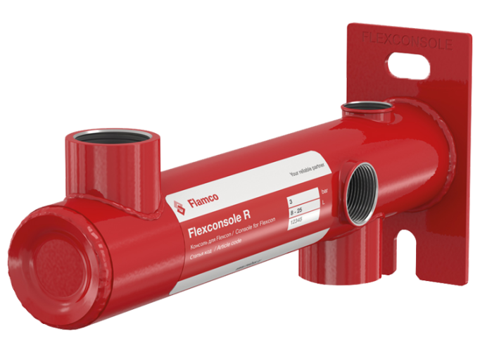 Консоль «Flexconsole R» 3/4x3/4 для 8-25 л цвет красный