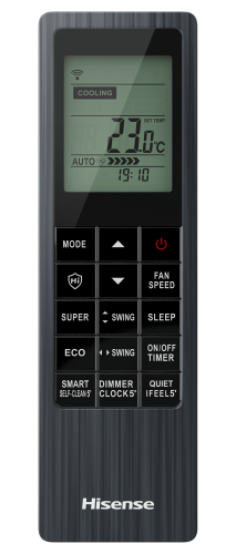 Инверторная сплит-система серии BLACK CRYSTAL SUPER DC Inverter Wi-Fi AS-13UW4RVETG01(B) (комплект)