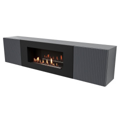 Тумба с биокамином Firelight BFP-P1700L графит