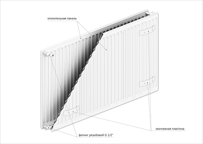 Радиатор стальной панельный LEMAX 20 300*1500
