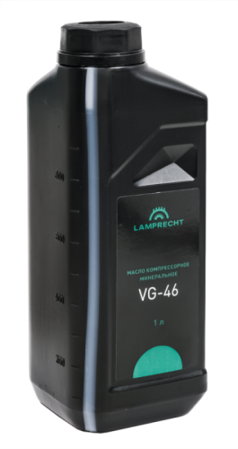 Масло компрессорное минеральное VG-46 1,0л LAMPRECHT LT-VG46