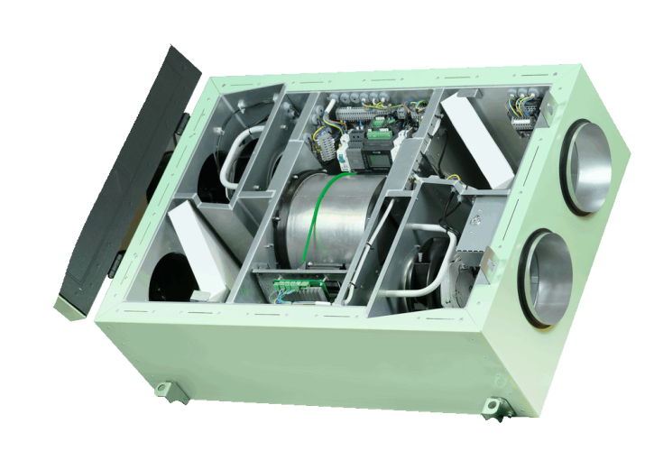 Подвесная приточно-вытяжная установка с роторным рекуператором Ecoclima Pro Vent ECT PF-R 500-E1.0-R-4-Z