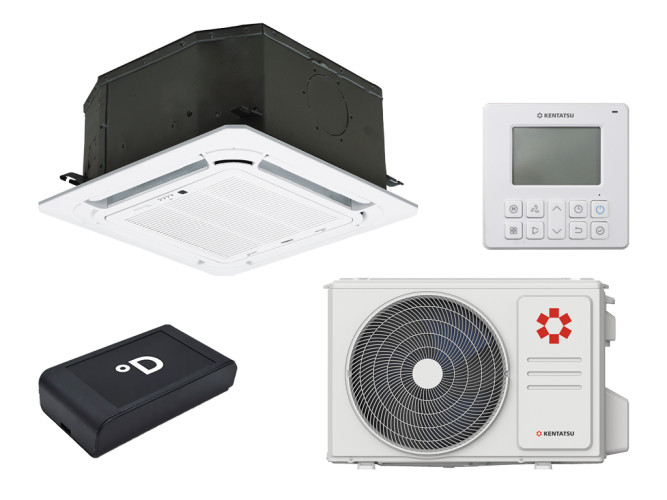 Кассетный кондиционер Kentatsu KSZB35HZAN1R KSUNB35HZAN1 KPU65-D