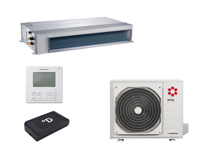 Канальный кондиционер Kentatsu KSMB140HZAN1R KSUNB140HZAN3